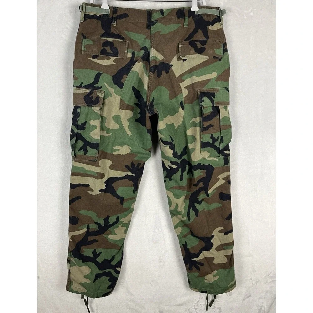 US MILITARY Pants Men's Large Regular  Camo Nato Woodland Cargo Combat Trouser